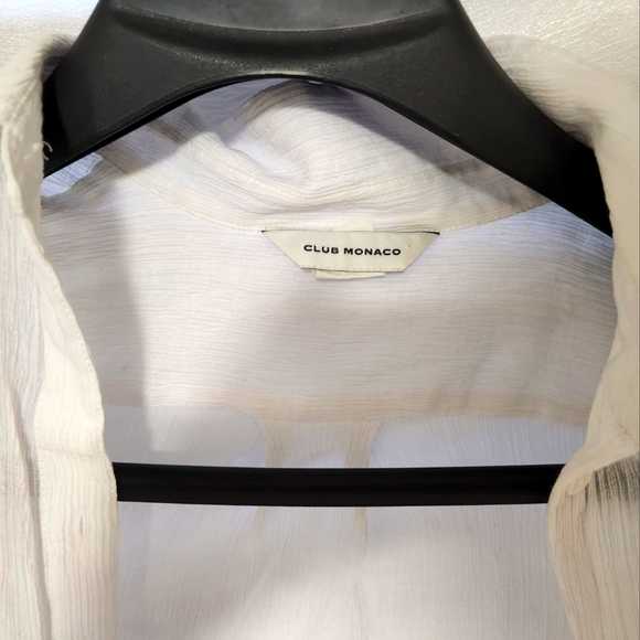 Club Monico XS white button down shirt - Picture 3 of 3